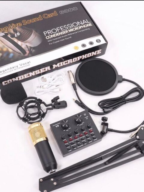 V8 Sound Card Professional Microphone Studio